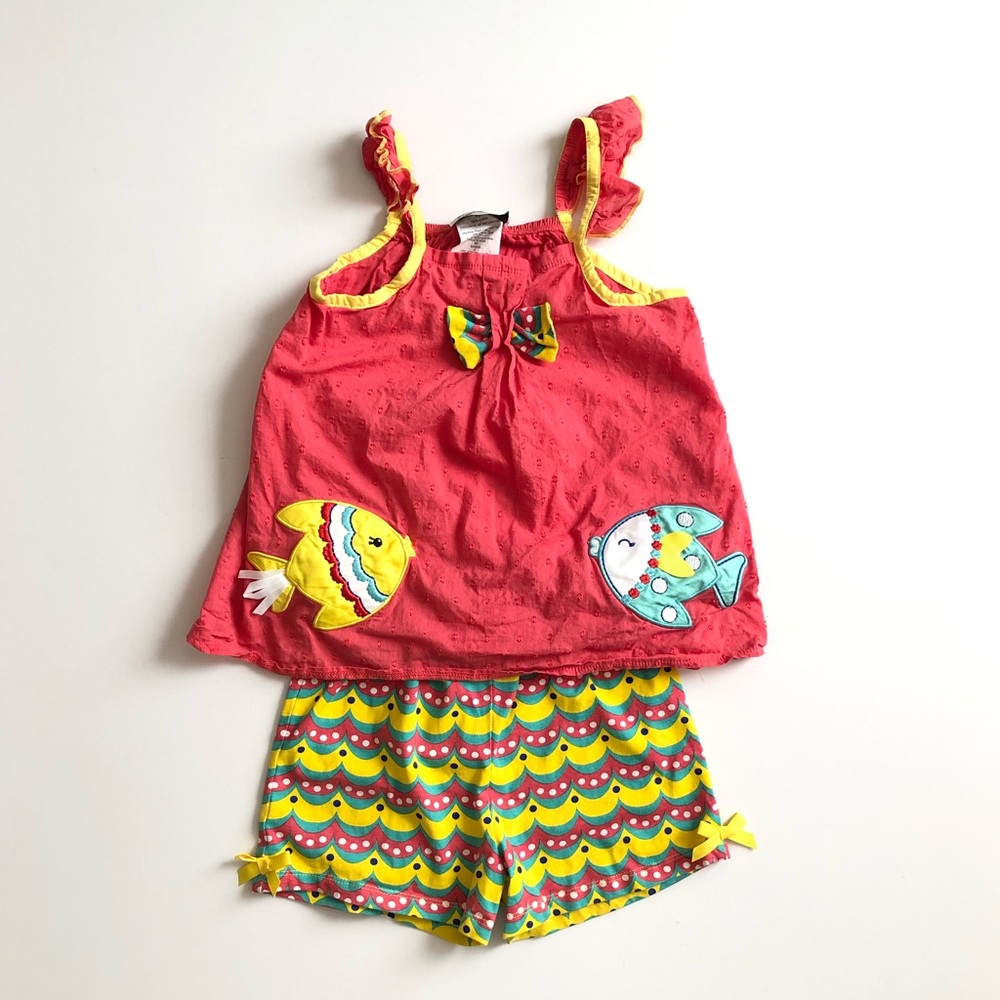 Rare Editions Girl Tank Top + Short Size 6